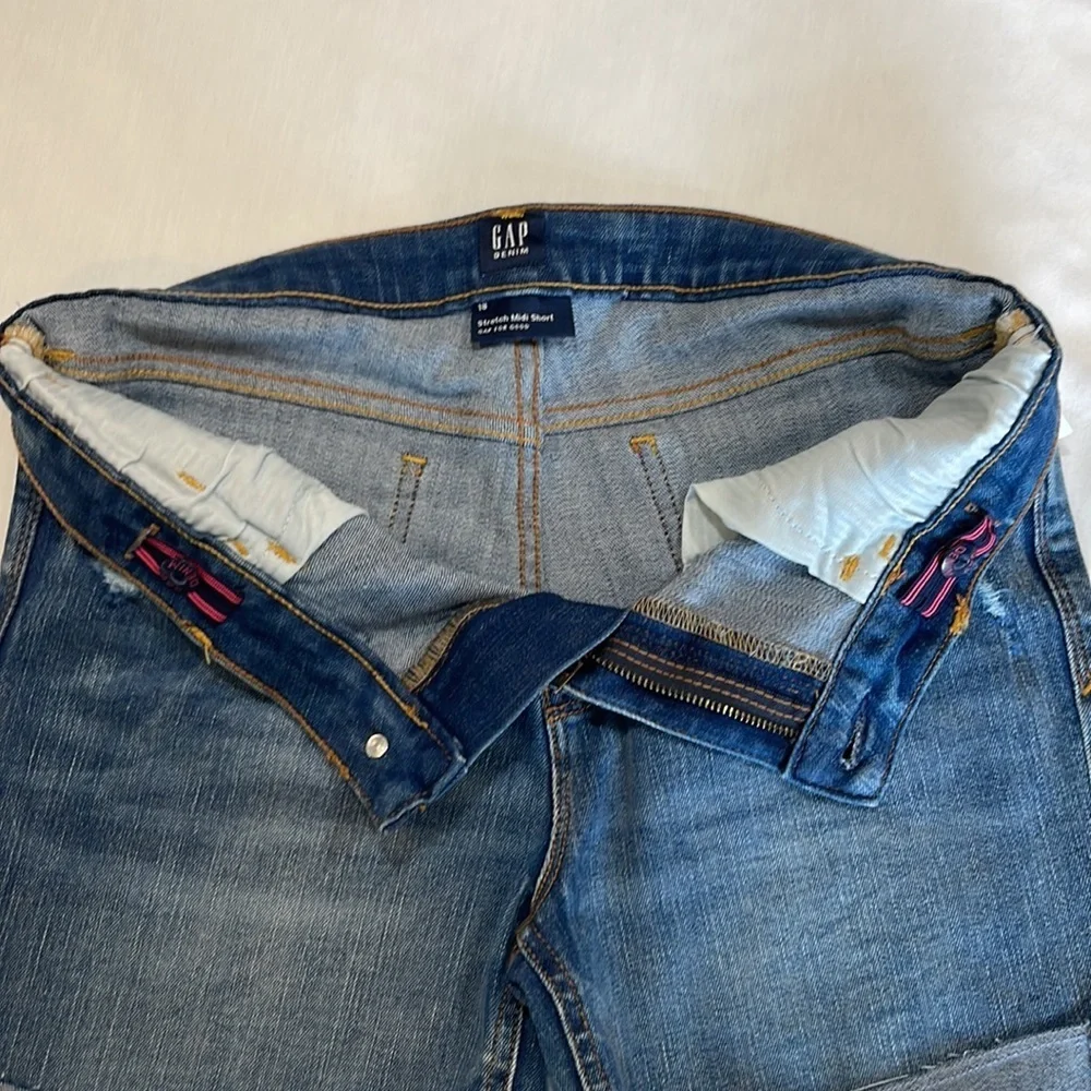 GAP KIDS Blue Stretch MIDI Short Adjustable waist Size 18